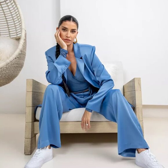 Bar III Jackets & Blazers - NWT! BAR III x Nicole Williams English Oversized Boyfriend Style Blazer Jacket